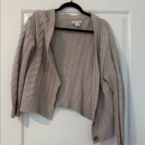 cupcakes & cashmere Beige Cardigan
